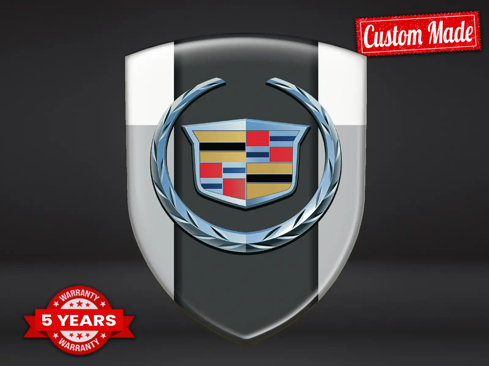 Cadillac Badges Auto Qualité Pro Personnalisables ST